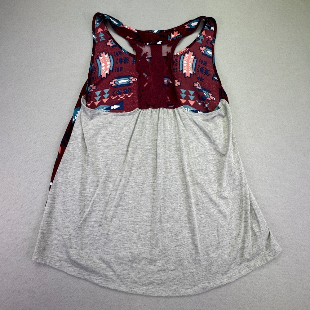 Taylor & Sage Tank Top Women's Large‎ Racer Back Tribal Aztec Colorblock